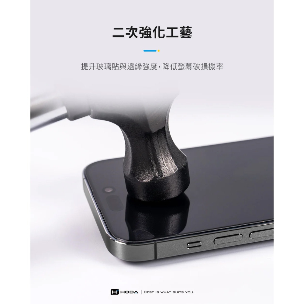 HODA 好貼 iPhone 17 / 16 Pro 滿版保護貼 亮面 霧面 防窺 藍光 霧面防窺 沒有無塵太空艙-細節圖3