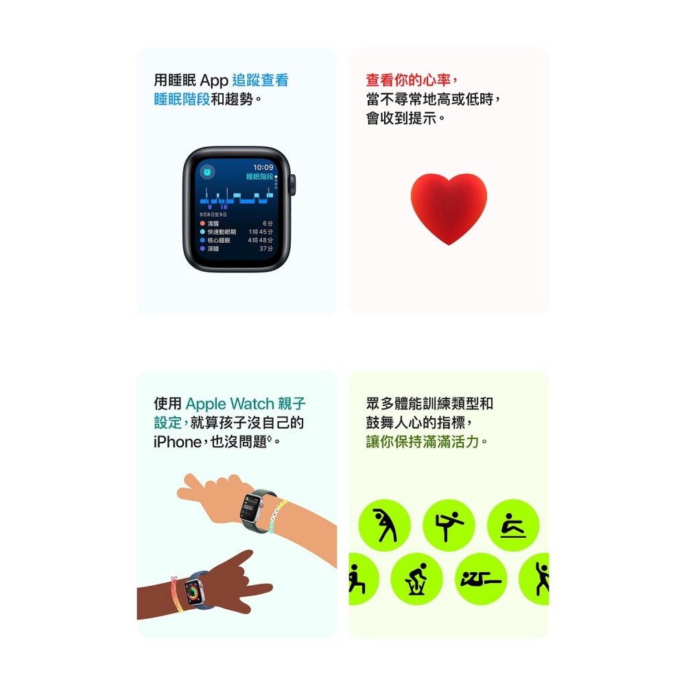 蘋果原廠 Apple Watch SE2 2024 GPS 40mm 鋁金屬錶殼 A2722-細節圖2