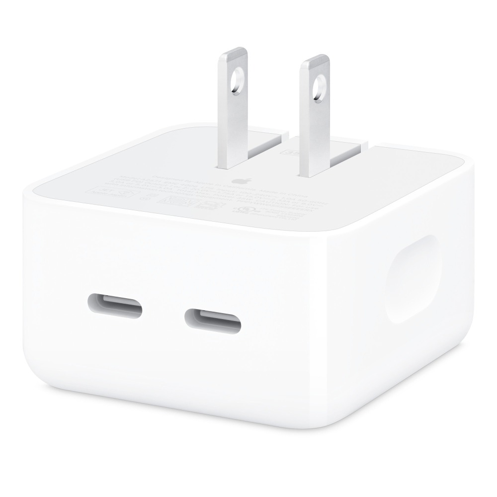Apple 原廠 35W 雙 USB-C 埠小型電源轉接器 A2571