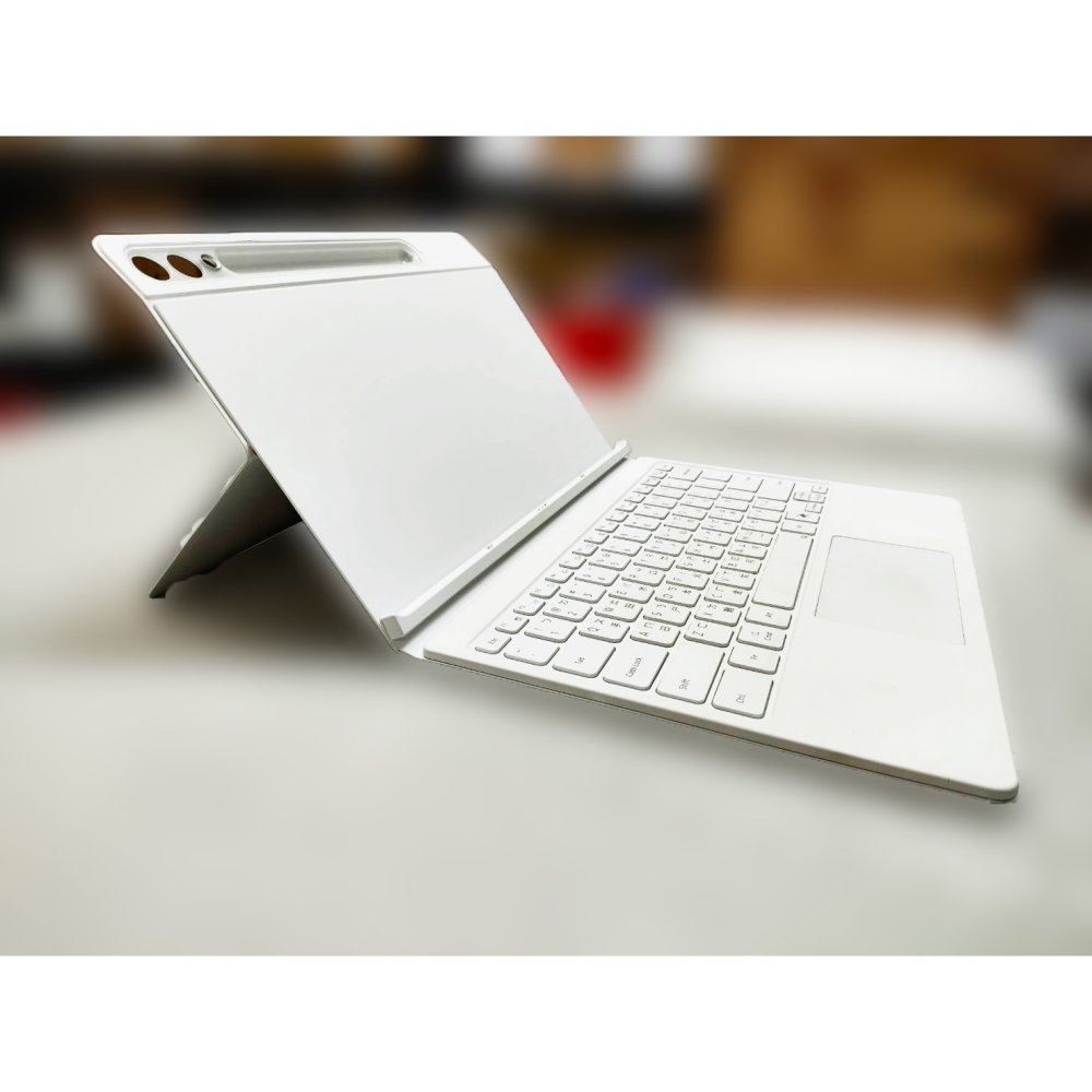 實展下架福利品 三星 原廠 Galaxy Tab S10+ 書本式鍵盤皮套 - AI Key 白色 EF-DX825-細節圖4
