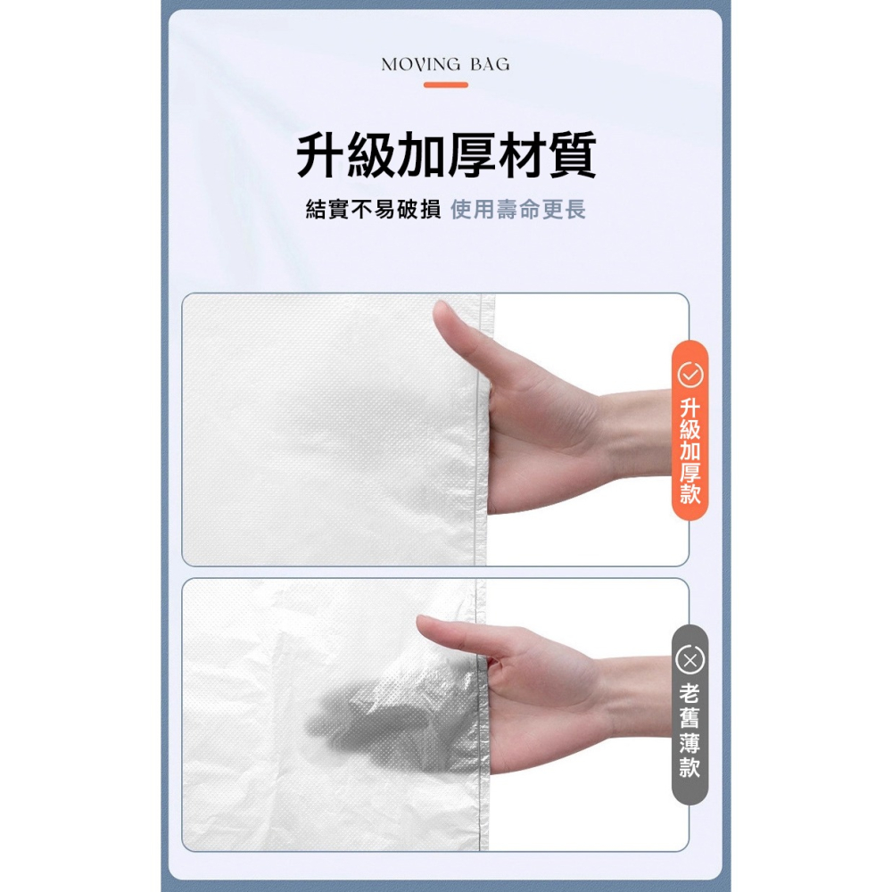 搬家專用袋(10個裝）超大容量收納袋 打包收納袋 搬家收納袋 衣服收納袋 棉被收納袋 搬家袋子 加厚收納袋 換季收納袋-細節圖4