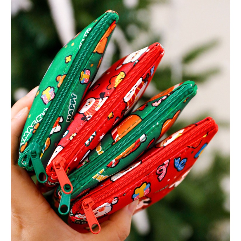 聖誕節零錢包 可愛零錢包 口紅收納包 拉鏈包 收納小包 夾鏈包 小禮物 小獎品 交換禮物 小巧零錢包 兒童錢包 小孩錢包-細節圖5