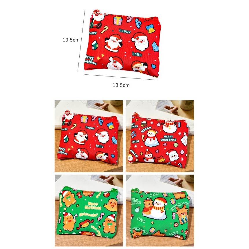 聖誕節零錢包 可愛零錢包 口紅收納包 拉鏈包 收納小包 夾鏈包 小禮物 小獎品 交換禮物 小巧零錢包 兒童錢包 小孩錢包-細節圖9