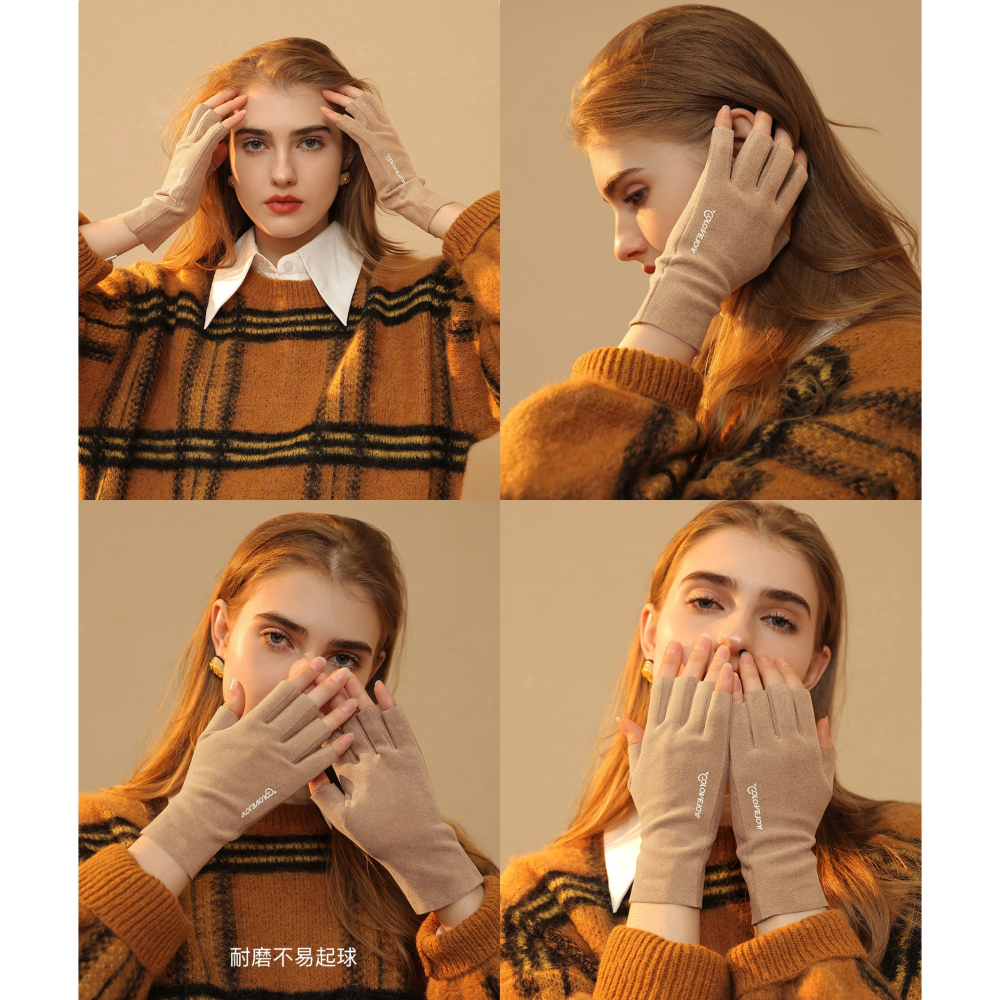 辦公保暖手套 打電腦保暖手套 寫字保暖手套 連指保暖手套 露指保暖手套 睡覺保暖手套 居家保暖手套 套指保暖手套 手套-細節圖5