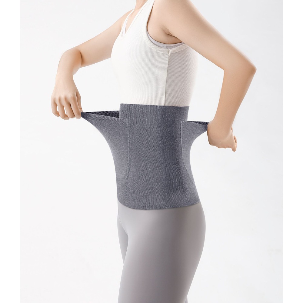 雙兜保暖腰帶 防寒腰帶 德絨腰帶 保暖腰帶 護腰帶 胃帶 暖宮帶 可放暖暖包腰帶 雙面口袋腰帶 護腰保暖 保暖束腹-規格圖9