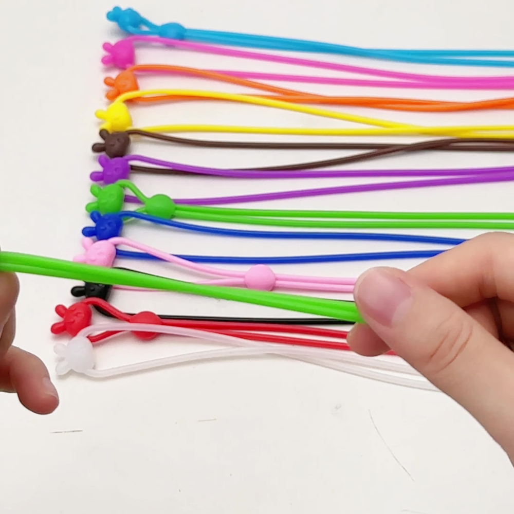 眼鏡掛脖繩 眼鏡防滑掛繩 小兔眼鏡繩 眼鏡掛繩 眼鏡脖繩 眼鏡防滑 眼鏡防掉落 眼鏡防脫落 長繩 矽膠眼鏡掛繩 運動眼鏡-細節圖5