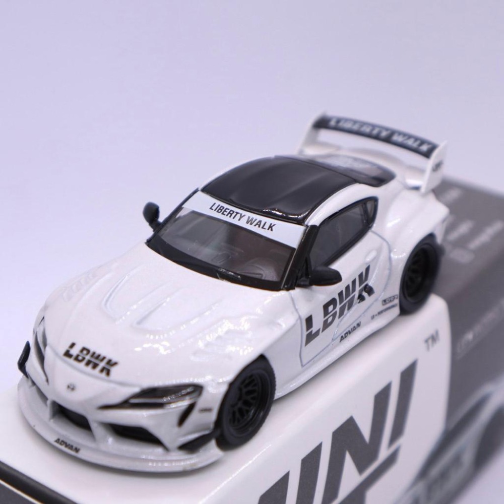 1/64 MINI GT LBWK Toyota GR Supra LB WORKS 左駕 白色 寬體 235爆龜A90-細節圖5