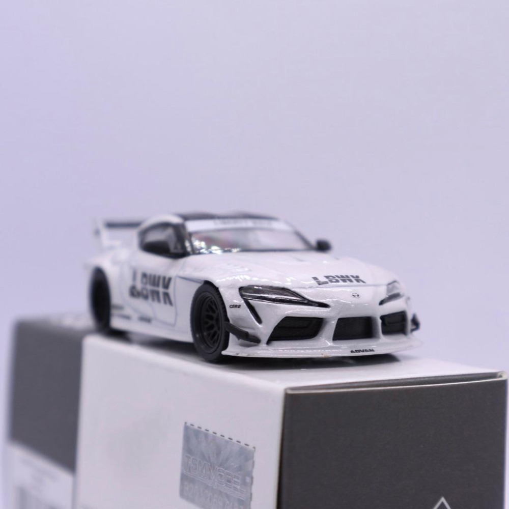 1/64 MINI GT LBWK Toyota GR Supra LB WORKS 左駕 白色 寬體 235爆龜A90-細節圖7