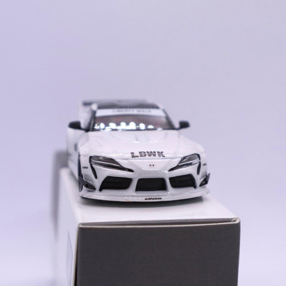 1/64 MINI GT LBWK Toyota GR Supra LB WORKS 左駕 白色 寬體 235爆龜A90-細節圖9
