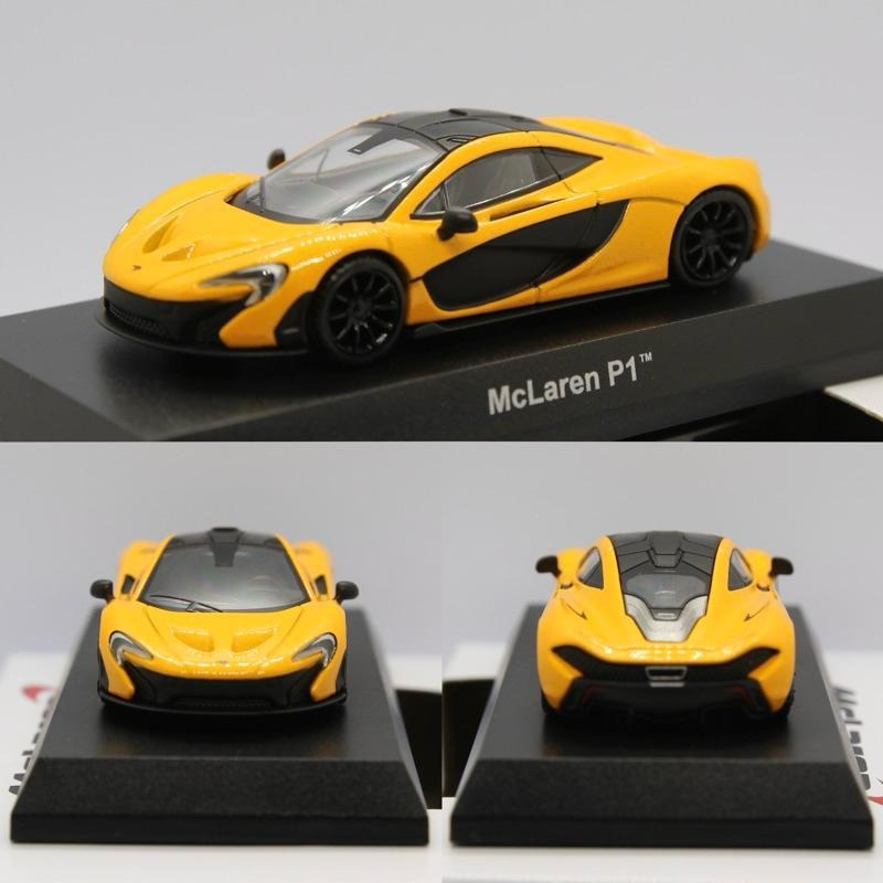1/64 京商 McLaren P1 Kyosho 黃色 麥拉倫 G賞 模型車 1:64-細節圖3