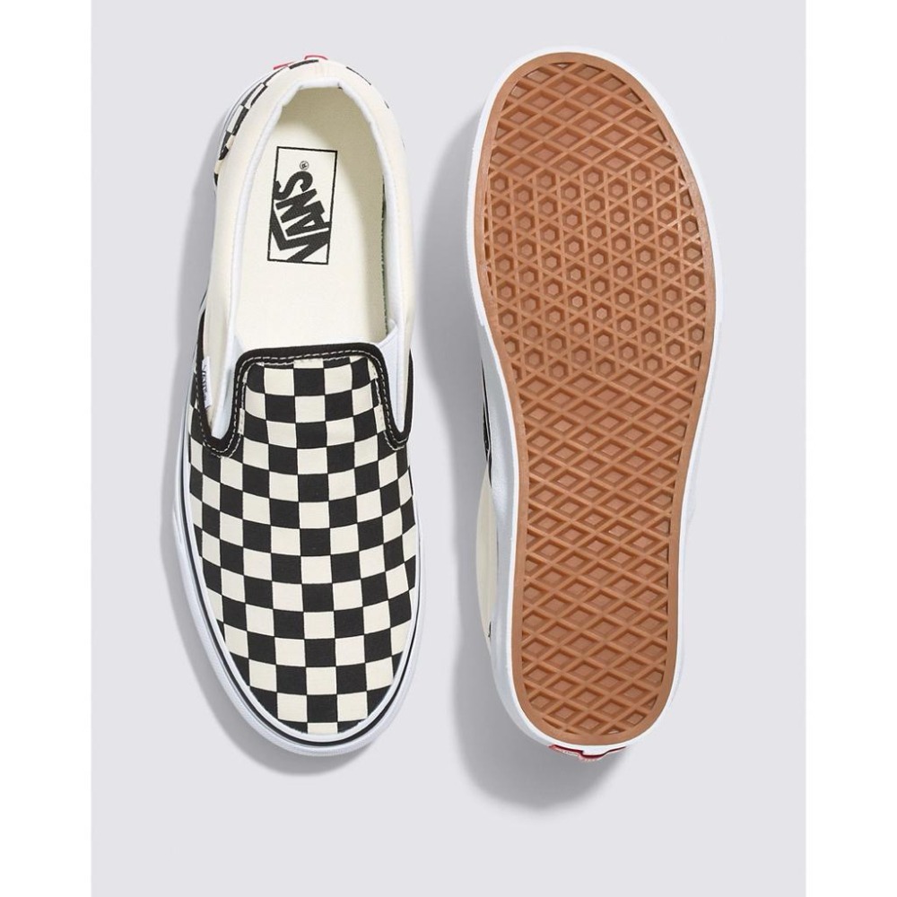 Vans Slip-On 棋盤格 黑白格 懶人鞋 US 10.5 Classic 經典款 滑板鞋 帆布鞋-細節圖3
