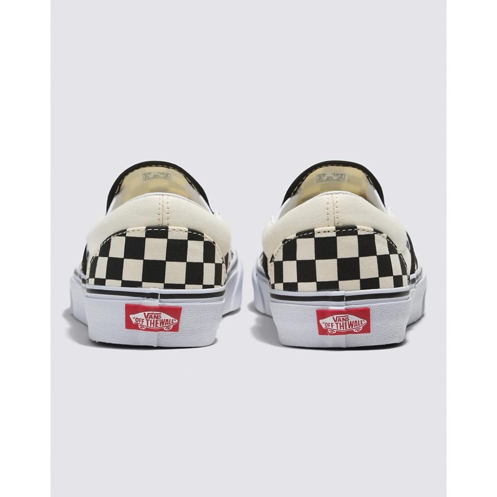 Vans Slip-On 棋盤格 黑白格 懶人鞋 US 10.5 Classic 經典款 滑板鞋 帆布鞋-細節圖6