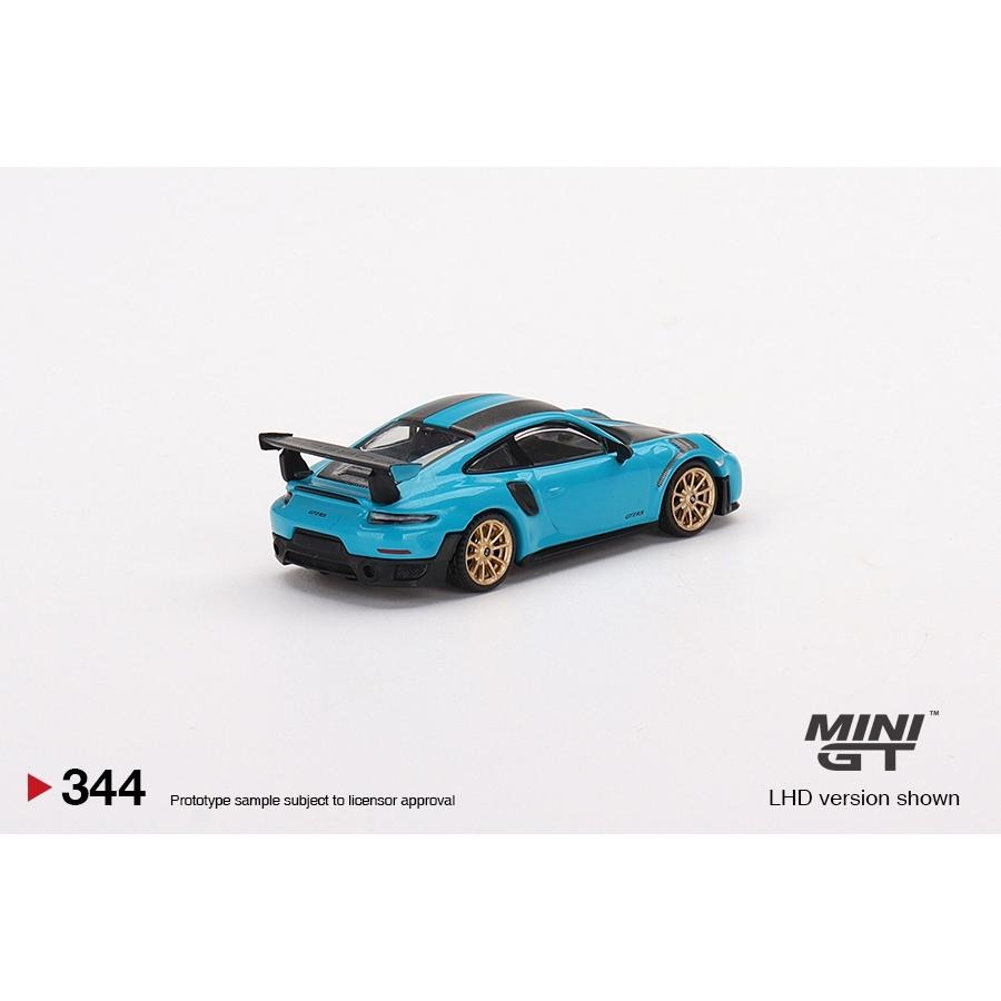 1/64 MINI GT Porsche 911 GT2 RS 991邁阿密藍 威薩赫套件 保時捷 344 MiniGT-細節圖4