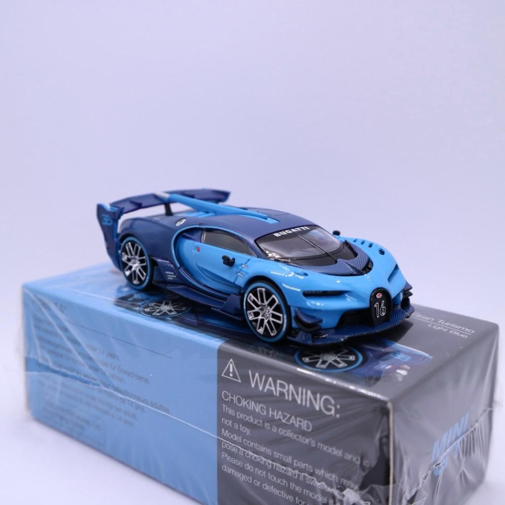 1/64 MINI GT Bugatti Vision Gran Turismo Light Blue 淺藍 266山豬-細節圖2