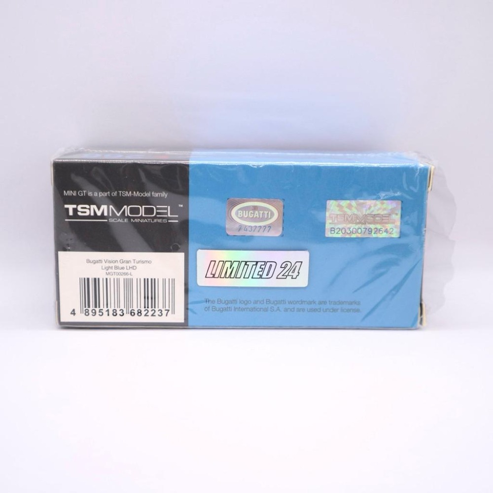 1/64 MINI GT Bugatti Vision Gran Turismo Light Blue 淺藍 266山豬-細節圖6