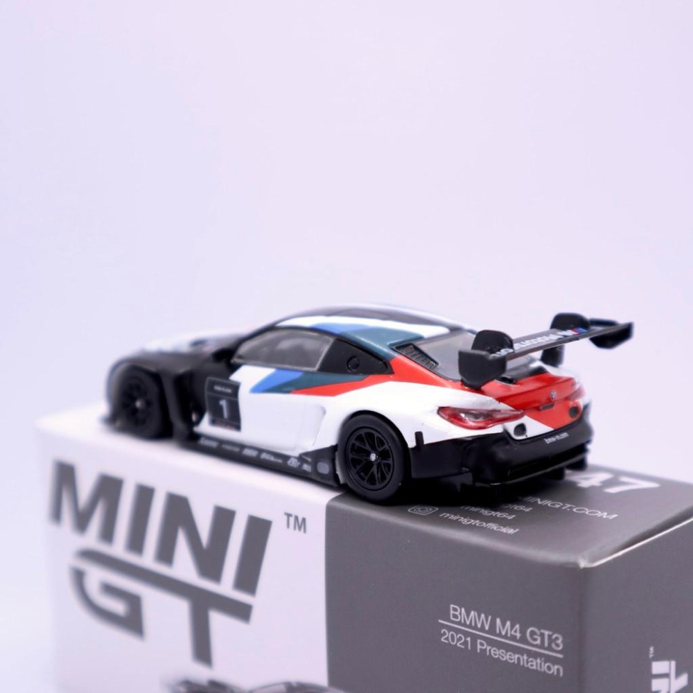 1/64 MINI GT BMW M4 GT3 G82 M-Motorsport 賽車塗裝 模型車 347 MiniGT-細節圖3