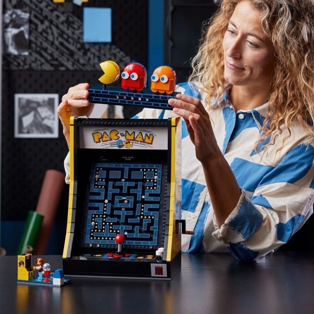已組LEGO樂高 PAC-MAN 10323 機台 小精靈 遊戲機PAC MAN 11374 72051 PACMAN-細節圖2