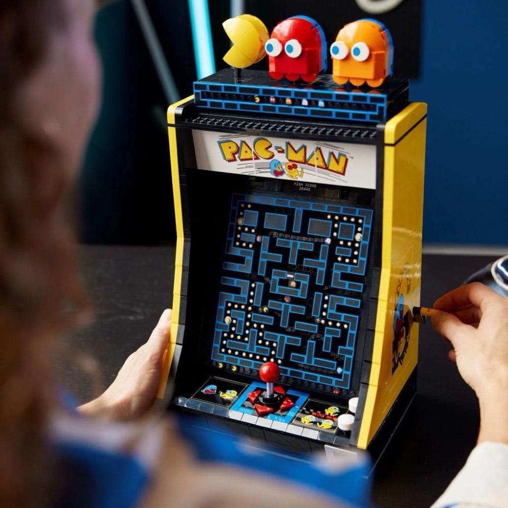 已組LEGO樂高 PAC-MAN 10323 機台 小精靈 遊戲機PAC MAN 11374 72051 PACMAN-細節圖6