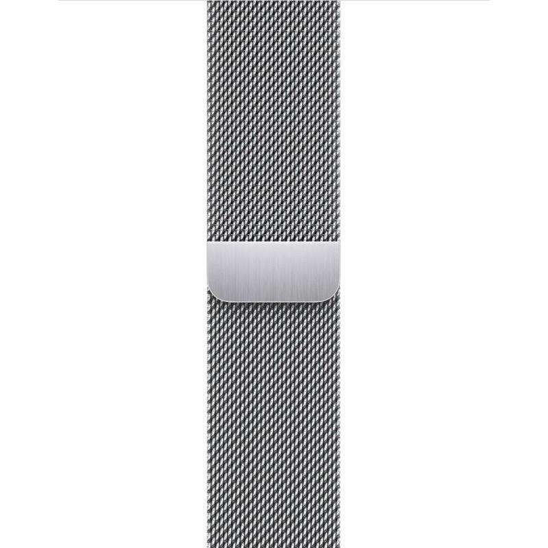 原廠 Apple Watch 米蘭式錶帶 42mm 44mm 45mm 46mm 49mm 銀色 米蘭式錶環-細節圖4