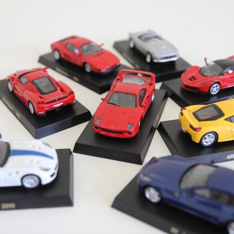 絕版一代7-11法拉利經典模型車組合 1/64 Ferrari F40 ENZO 458 laferrari-細節圖2