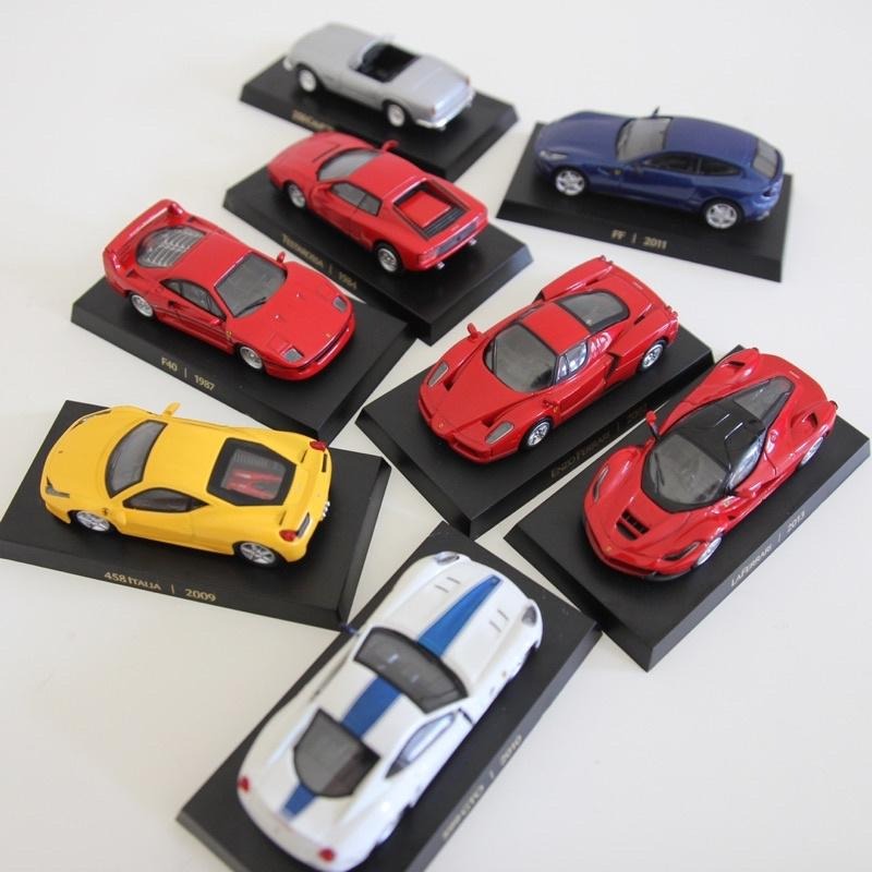 絕版一代7-11法拉利經典模型車組合 1/64 Ferrari F40 ENZO 458 laferrari-細節圖4
