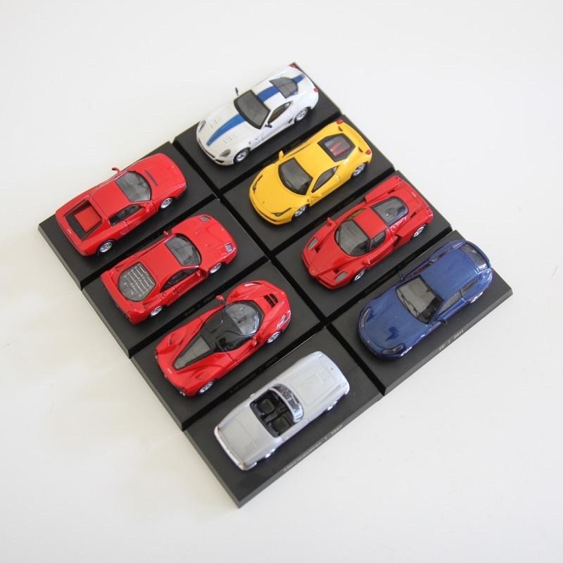 絕版一代7-11法拉利經典模型車組合 1/64 Ferrari F40 ENZO 458 laferrari-細節圖5