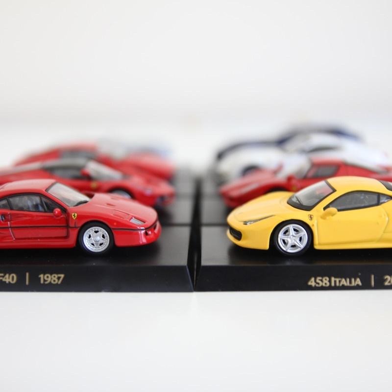 絕版一代7-11法拉利經典模型車組合 1/64 Ferrari F40 ENZO 458 laferrari-細節圖6