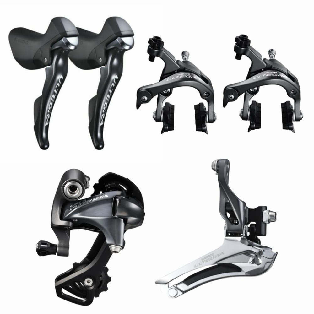 二級Ultegra 6800 挖地瓜 全套 半套Shimano 11速 前 後 夾器 夾 變速 變把煞車 捷安特 TCR-細節圖8