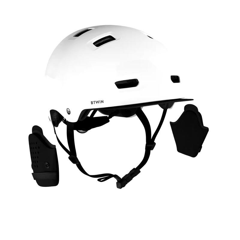 迪卡儂 自行車 安全帽 單車 公路車 decathlon 城市自行車碗型安全帽500 白色Btwin Van rysel-細節圖3