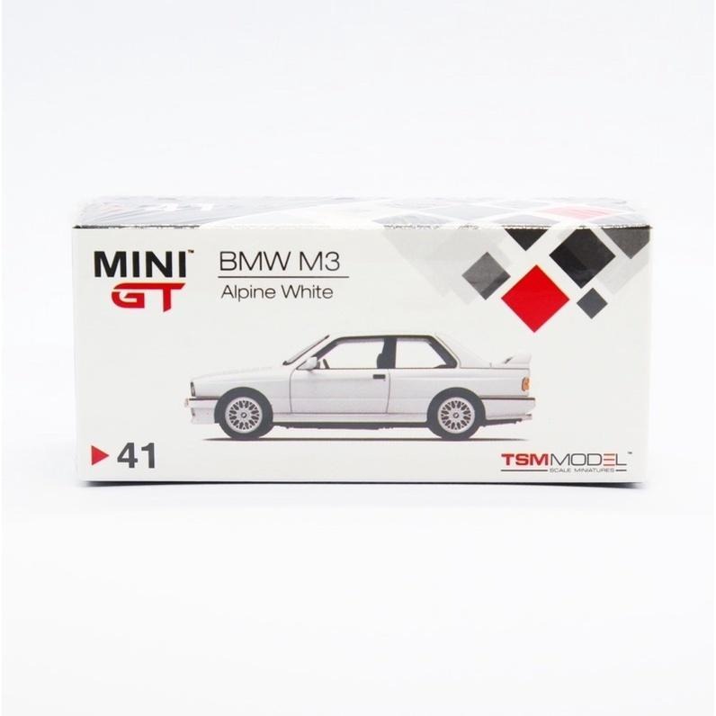 全新未拆最後一台 Mini GT BMW E30 M3 白色 1/64 絕版 #41 MiniGT-細節圖3