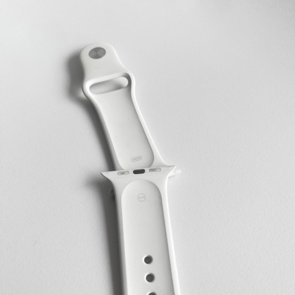 原廠 Apple Watch 錶帶 運動錶帶 矽膠錶帶 米蘭錶帶 白 黑 灰Apple 正版 38 40 42 44mm-細節圖7