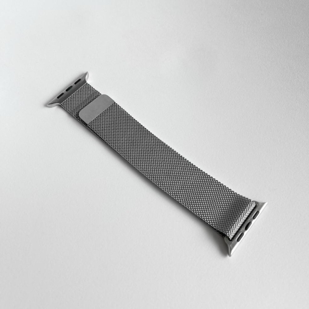 原廠 Apple Watch錶帶 運動錶帶 矽膠錶帶 米蘭錶帶 白 黑 灰 38 40 42 44 45 46 49mm-細節圖8