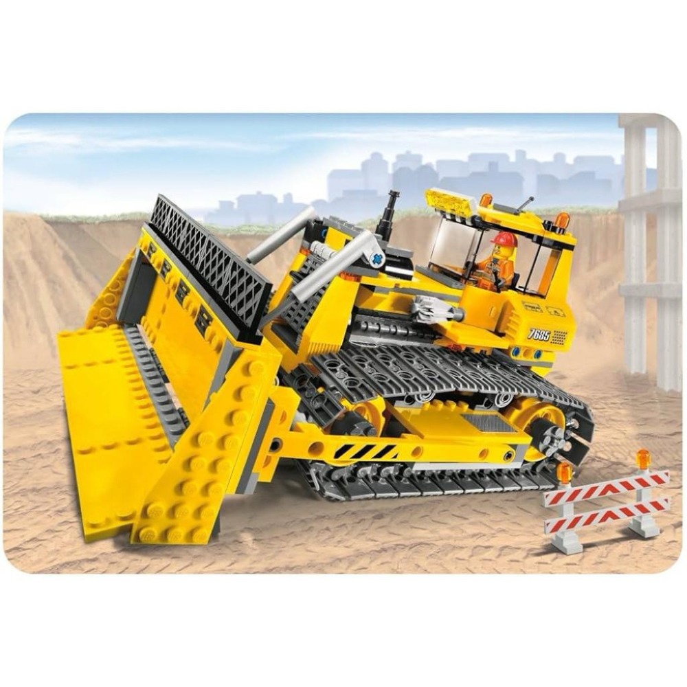 極新Lego 7685 推土機 樂高 城市系列 2009 City Dozer Bulldozer 60466 工程-細節圖2