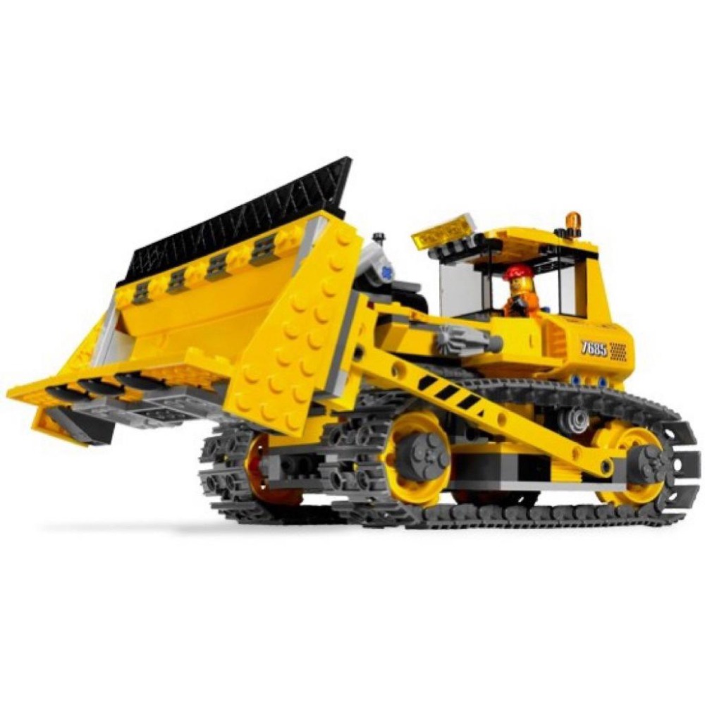 極新Lego 7685 推土機 樂高 城市系列 2009 City Dozer Bulldozer 60466 工程-細節圖4