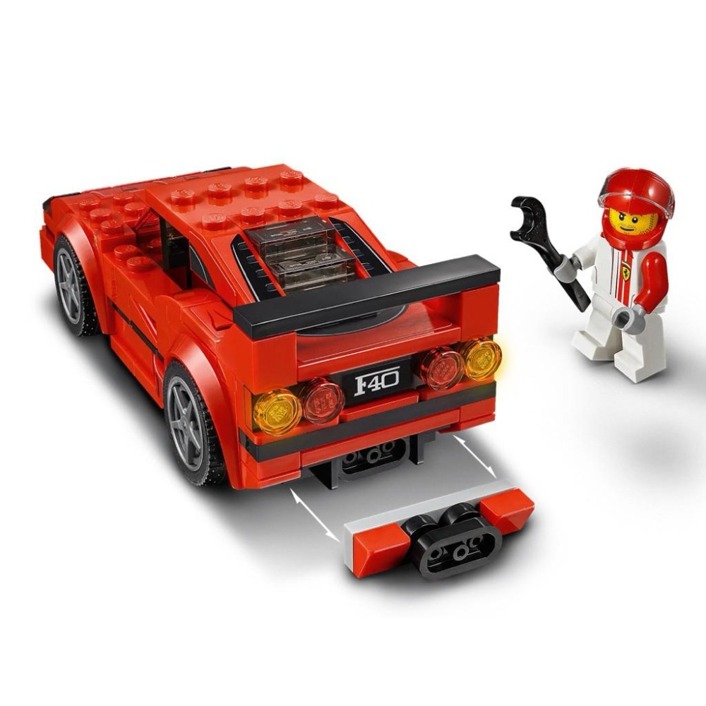 樂高 LEGO Ferrari F40 法拉利75890 賽車超跑 Speed Champions 積木模型 收藏玩具-細節圖5