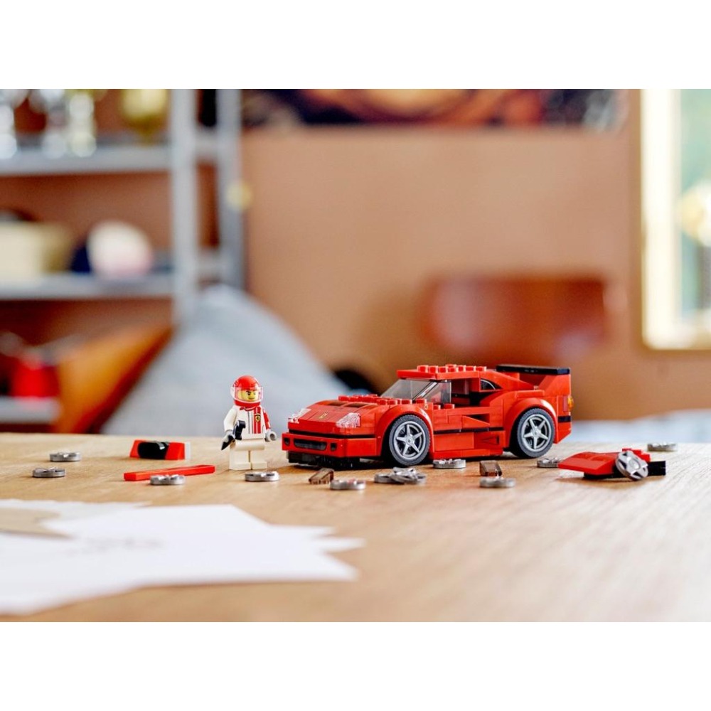 樂高 LEGO Ferrari F40 法拉利75890 賽車超跑 Speed Champions 積木模型 收藏玩具-細節圖8