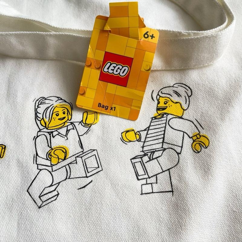 樂高 LEGO 帆布袋 樂高人偶 帆布袋 帆布包 包包 提袋 袋子 人偶 CMF-細節圖2