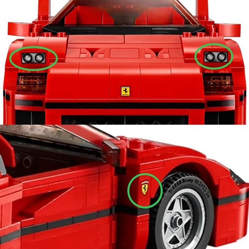 絕版Lego 10248 法拉利 F40 LEGO 樂高 Ferrari 二手 10248 Creator-細節圖8