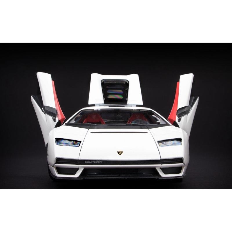 1/18 Lamborghini Countach 油電大牛 牛王 藍寶堅尼 Maisto 美馳圖 模型 模型車-細節圖4