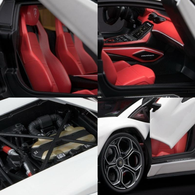 1/18 Lamborghini Countach 油電大牛 牛王 藍寶堅尼 Maisto 美馳圖 模型 模型車-細節圖8