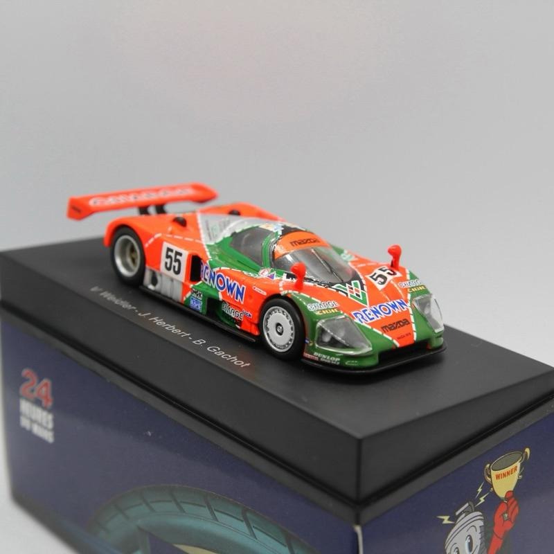 1/64 利曼冠軍車 Sparky Mazda 787B 馬自達 1991 Spark #55 787 B-細節圖2