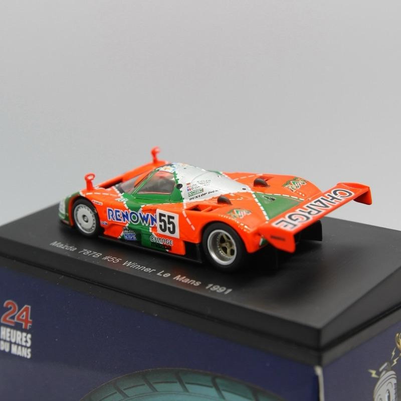 1/64 利曼冠軍車 Sparky Mazda 787B 馬自達 1991 Spark #55 787 B-細節圖8