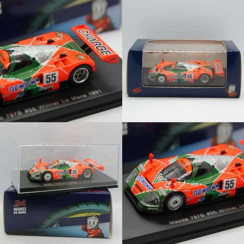 1/64 利曼冠軍車 Sparky Mazda 787B 馬自達 1991 Spark #55 787 B-細節圖9
