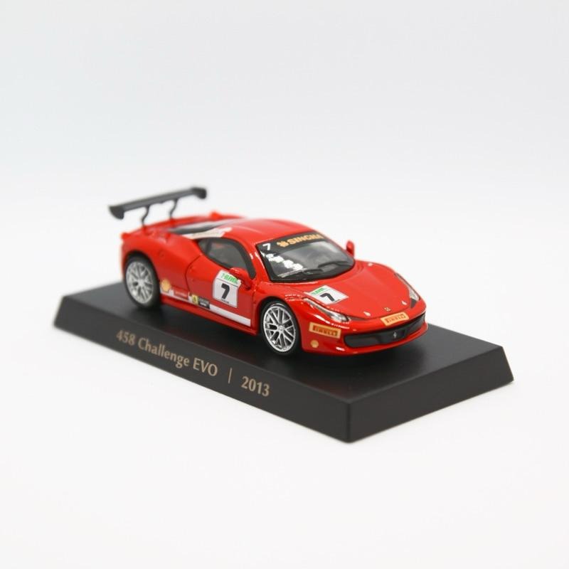 稀有隱藏版1/64法拉利 458 Challenge EVO 二代 Ferrari 7-11 紅 13號-細節圖3