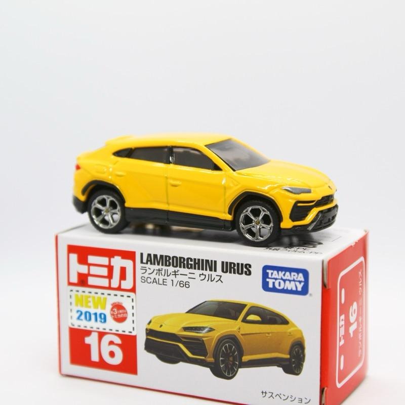 Tomica 藍寶堅尼 URUS 改Mini GT框 Lamborghini 1/64 1/66 新車貼 二改 黃 多美-細節圖2