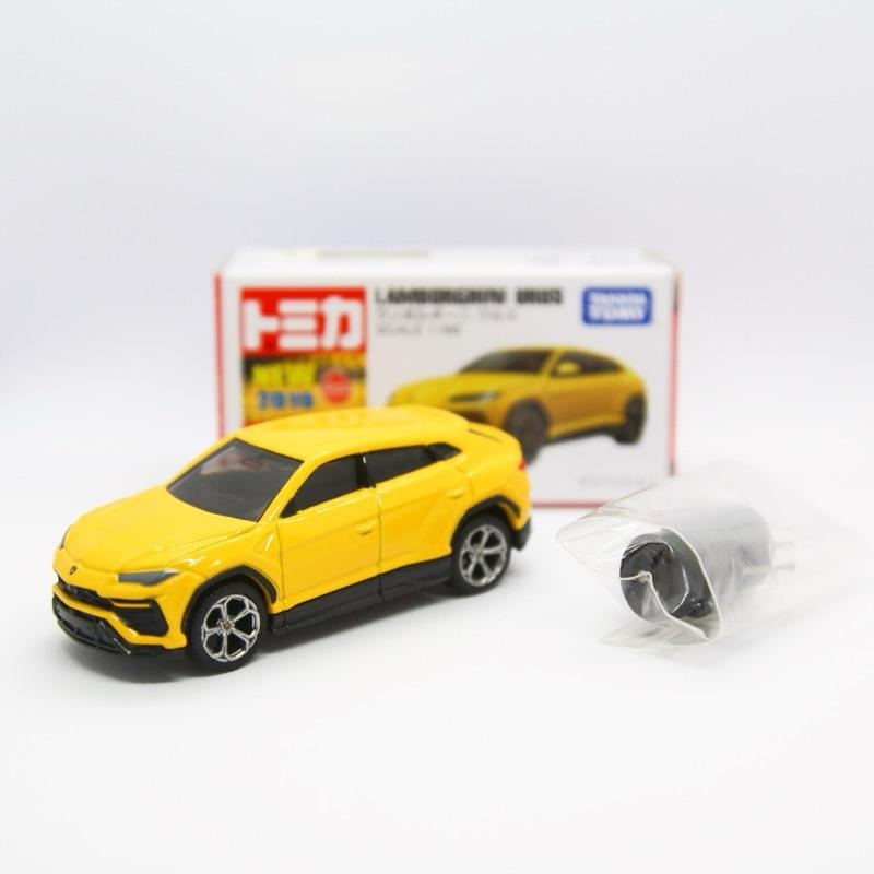 Tomica 藍寶堅尼 URUS 改Mini GT框 Lamborghini 1/64 1/66 新車貼 二改 黃 多美-細節圖9