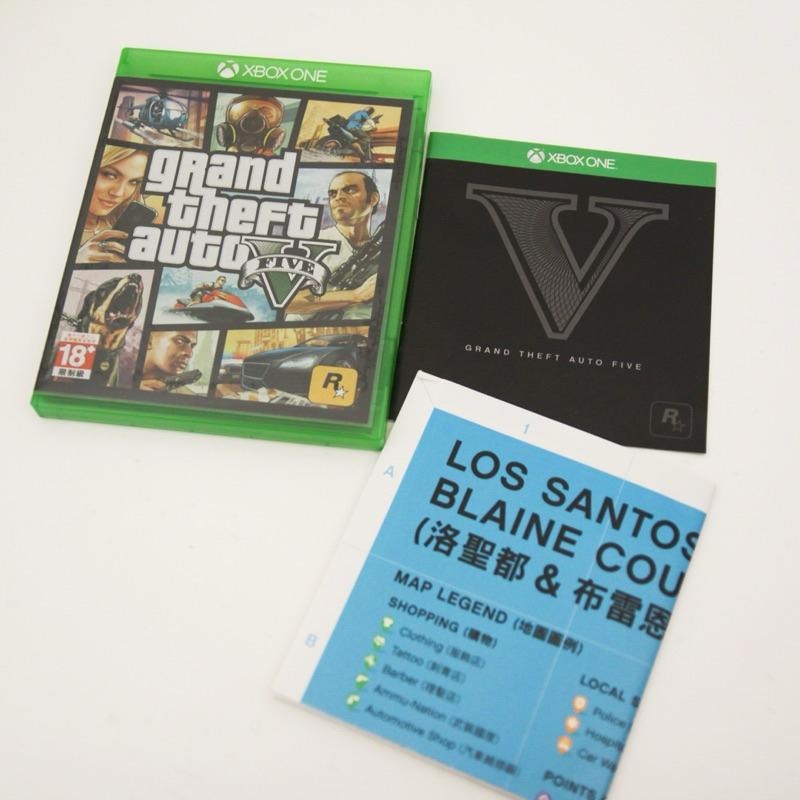 俠盜獵車手 GTA V Xbox One 中文版 光碟 遊戲 Series X 二手-細節圖2