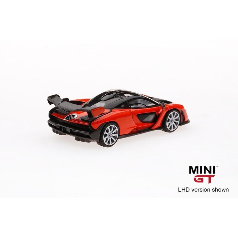 全新未拆 Mini GT McLaren Senna 橘色 美國限定 1/64 #18 麥拉倫 洗拿 MiniGT-細節圖4