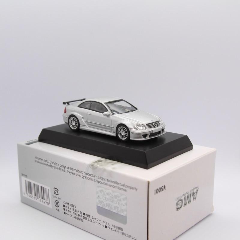 稀有1/64 京商 賓士 CLK DTM Kyosho 銀 Mercedes Benz街車-細節圖8