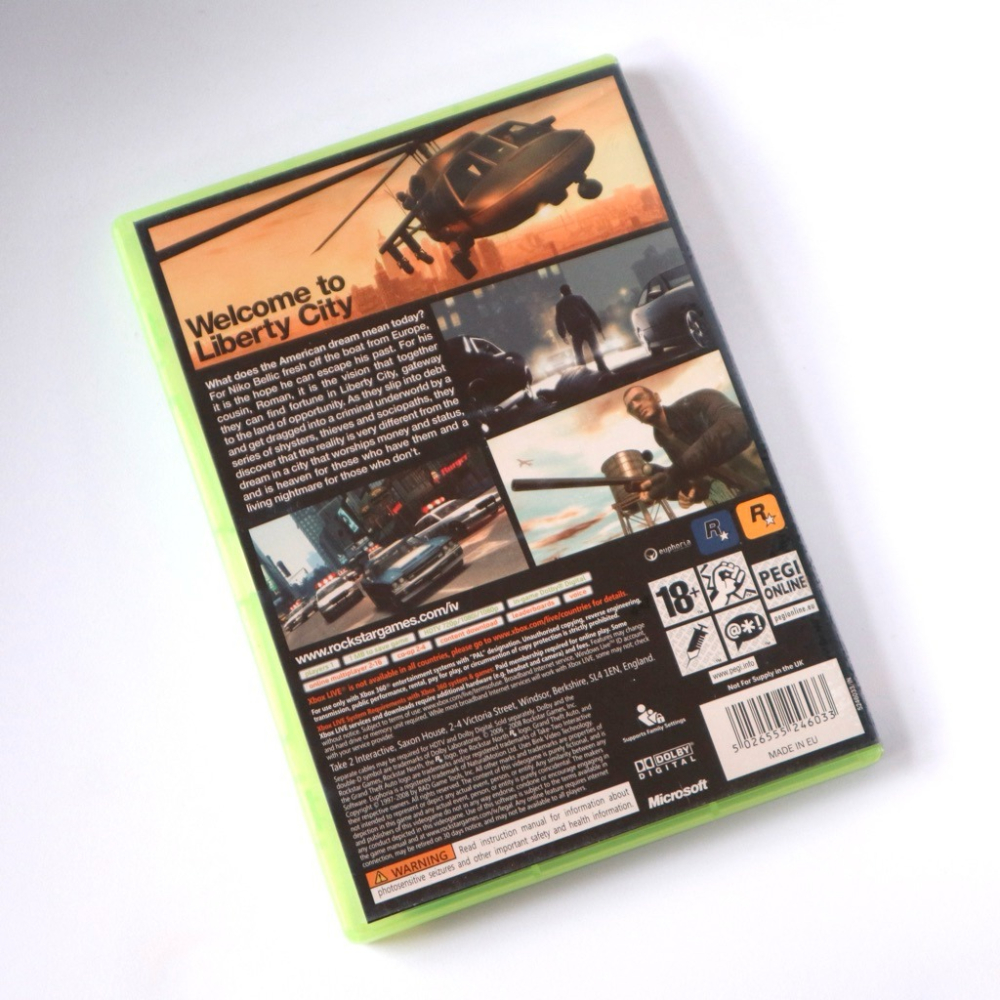 Xbox 360 GTA 4 俠盜獵車手 IV 遊戲碟 One Series X  GTA4 GTA5 GTA6 S-細節圖3